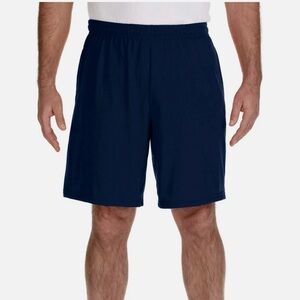 GILDAN Performance Men's Navy Blue Athletic Shorts